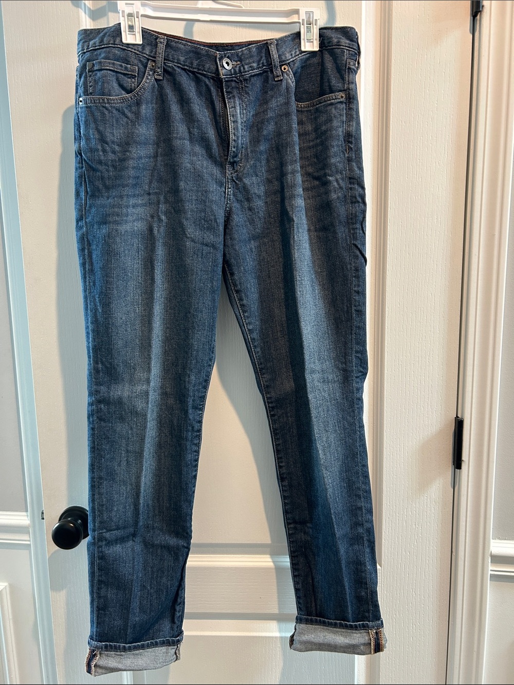 Eddie Bauer Women's Dark Wash Boyfriend Jeans